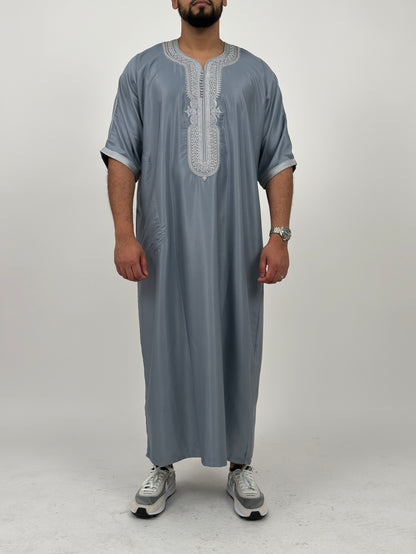 Stone Blue Moroccan Gandoura